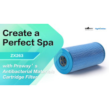 Proway’s antibacterial materials Cartridge filter, giving you a relaxing spa experience💦