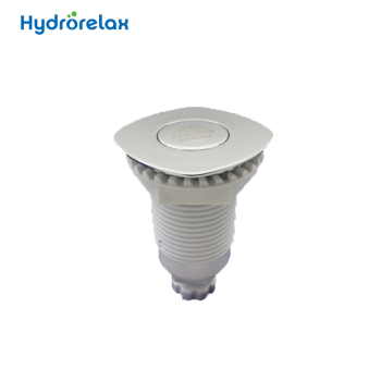 Chrome-plated Brass cap Whirlpool System Spa Pool Massage PVC Bathtub Air push button