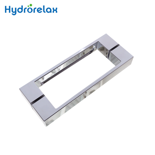 Universal Shower Handles LS-819 for Bathroom Shower Square Chrome Shower Door Handle