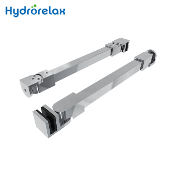 304S.S Polished 300mm Shower Rod Holder for Fixing Glass Shower Doors