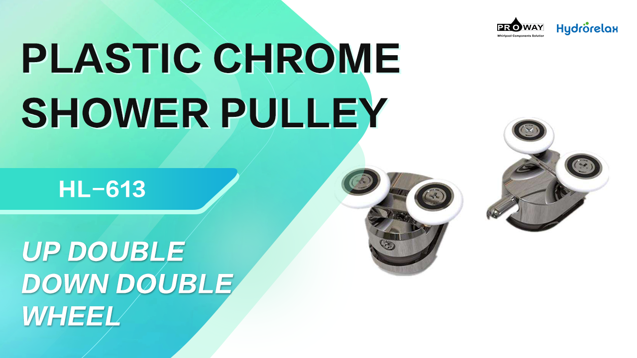 Experience Durability and Elegance with Chrome-Plated Shower Pulleys!
