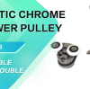 Experience Durability and Elegance with Chrome-Plated Shower Pulleys!