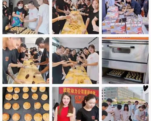 OO Power team make moon cake together