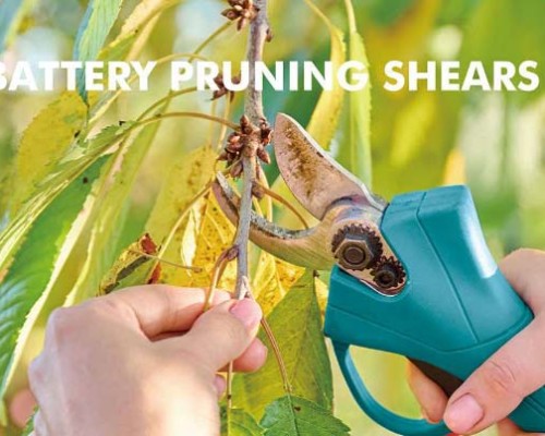 BATTERY PRUNING SHEARS: THE NEXT BIG THING IN ORGANIC GARDENING