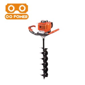 OO power Auger for Earth Drilling 52cc EA52A Gasoline Earth Auger Earth drill CE | hustil
