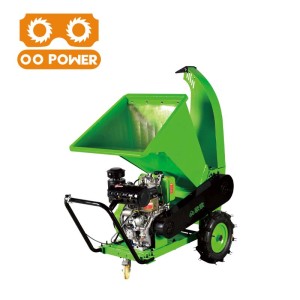 High Power 15HP Garden Tool Branch Shredder with CE Approval and 4-Stroke diesel Engine