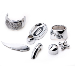Customized high quality hard plastic chrome plating supplier/factory from china