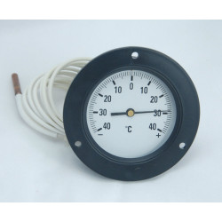 capillary thermometer  front mounting with 3 hole front flange WKR-40