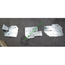 Air conditioner electric component support plate metal stamping punching die