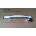 Plastic chest freezer door handle, silver chrome plated