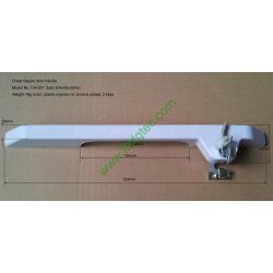 Best price plastic door handle CH-007 with lock and key for chest freezer