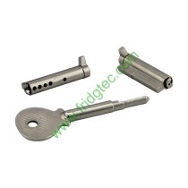 PR108-35 China good quality display cooler sliding door brass key lock