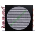 Copper tube aluminum fin freon air cooled condenser for commercial refrigeration and freezing