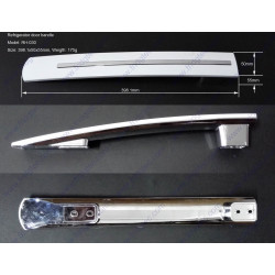 Silver chrome coating, best quality new design fridge door handle