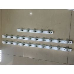 Merchandiser display cooler - visi cooler- showcase shelf plastic holding rail