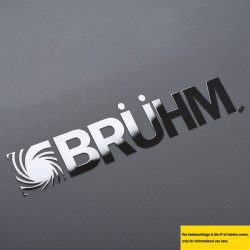 Electroplating nickel metallic adhesive brand,logo label sticker for appliance