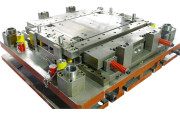 Refrigerator metal sheet door shell stamping die