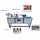 SUNTECH Garment factory or textile distributor Fabric Rolling and measuring Machine