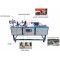 SUNTECH Textile Distributor Wholesaler Fabric Rolling and Measuring Machine with inspection table