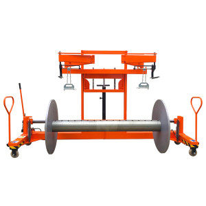 SUNTECH Hydraulic Warp Beam Lift Trolley With Harness Mounting Device