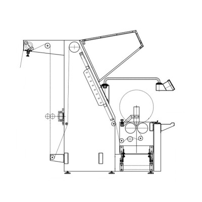SUNTECH Accurate length counting Woven Fabric Inspection Machine Without operator's platform