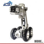 Pipe video robotic inspection camera system
