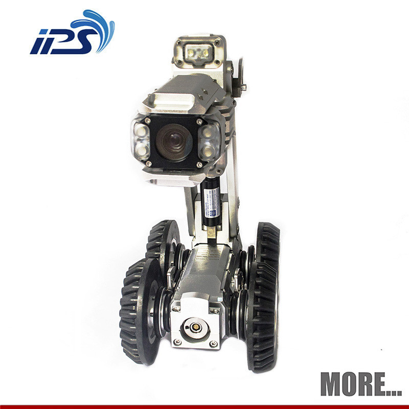 Pipeline, sewer and duct inspection robot camera with 360 degree ...