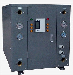 The 55kw ground source heat pump for Russian market