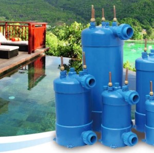 4kw Titanium heat exchanger swimming pool heat pump for pool water heating