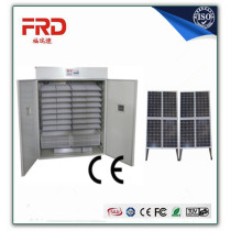 FRD-3168 CE approved large egg-tray incubator for chicken egg/poultry egg incubator working with electric and solar power for sale