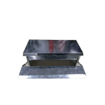 Chinese product oem customized sheet metal pet chicken galvanized feeder, aluminum metal steel chicken feeder