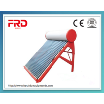 Top selling best price color steel solar water heater with small tank for South American market