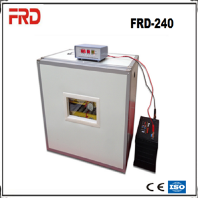 FRD best selling Automatic 240 chicken egg incubator with low price high quality