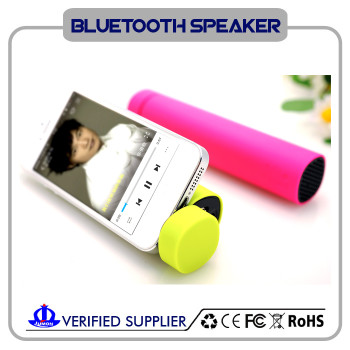 Outdoor bluetooth speaker with power bank & phone holder