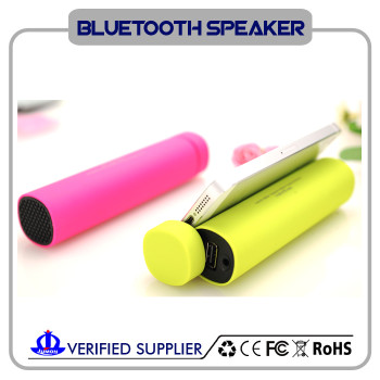 Rechargeable bluetooth speaker with power bank & phone holder