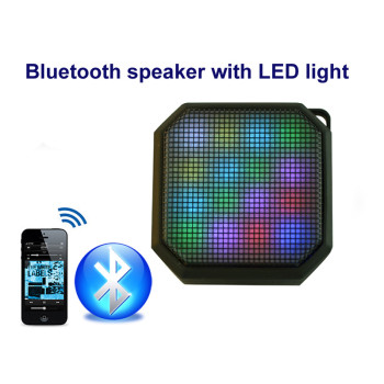 Bluetooth Speakers, Hi-Fi Portable Wireless Stereo Speaker with 11 LED Visual Modes and Build-in Microphone Support Hands-free Function, for iPhone 6s Plus,6s,Samsung,Tablets and More
