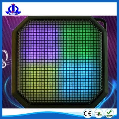 Bluetooth Speakers with Aux, Portable Color Changing LED Light Wireless Stereo Sound Speaker for Home and Outdoor Party