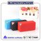 Best LED Flashing Wireless  Bluetooth Speaker Mini Small Cube With Built in Mic Lithium Polymer Battery