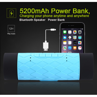 Mobile Phone Outdoor Waterproof Speaker with Power Bank Jumon Factory
