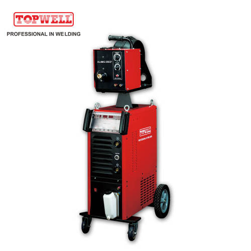 high duty cycle 350amp double pulse mig welding machines for sale ALUMIG-500CP