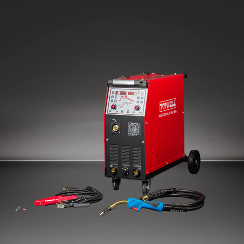 Topwell workshop choice double pulse mig welding machine ALUMIG-250P