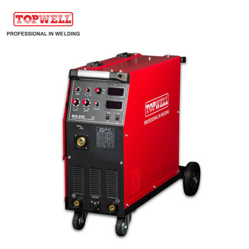 topwell 250A Three phase MIG-250Y Inverter IGBT Technology Other Arc Welder MIG/MAG/MMA CO2 Welding Machine  mig-250i