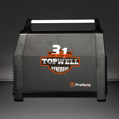 TOPWELL professional mig welder with job list PROMIG-200SYN Pulse