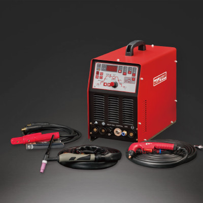 newest TC-205Di 3 in 1 inverter digital DC TIG/MMA/ plasma cutting welding machine