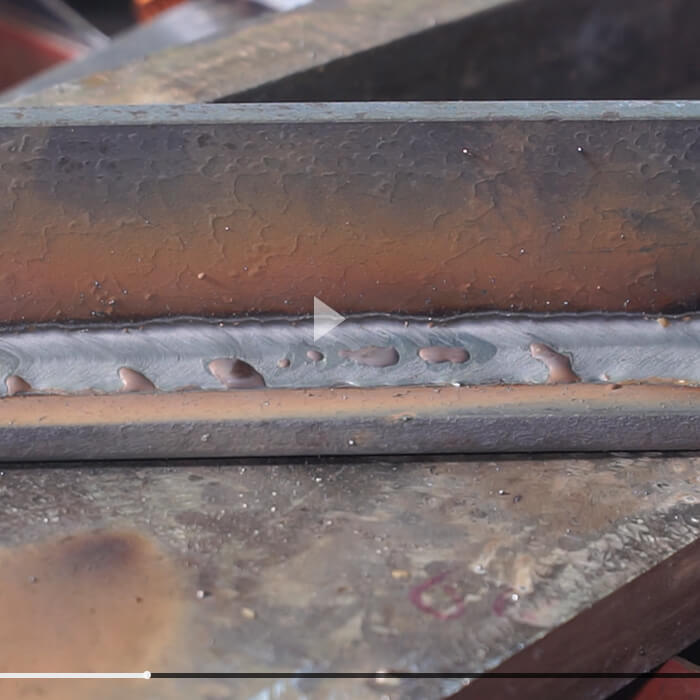 เรียนรู้วิธีใช้ High Speed Pulse MIG Weld 8mm Mild Steel โดย ProMIG-500SYN DPulse