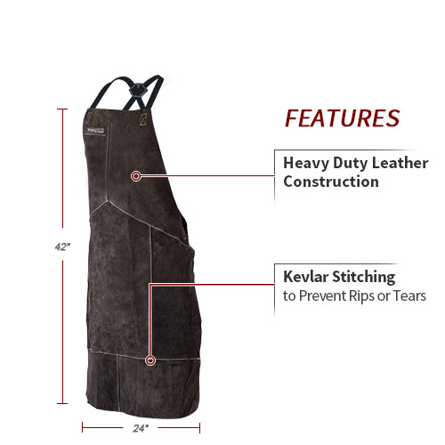 Heavy Duty Leather Welding Apron BK2101
