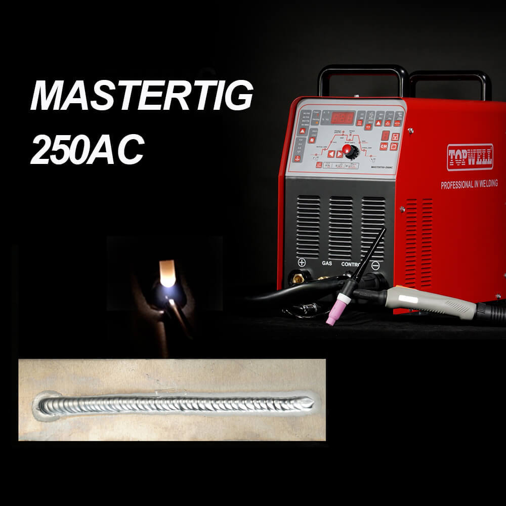 ¡Controla completamente tu onda TIG AC con MASTERTIG 250AC!