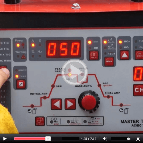 Master Tig 200/250AC Welding Pedal Technique для ручного импульса