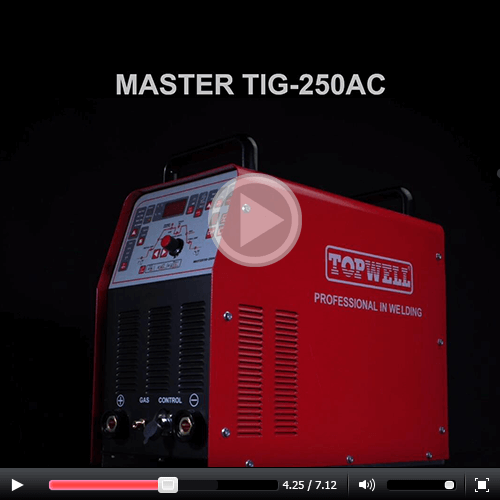 TOPWELL MASTERTIG 250AC Descrição