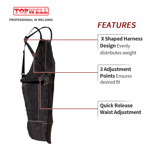 BK2101重型皮革焊接围裙